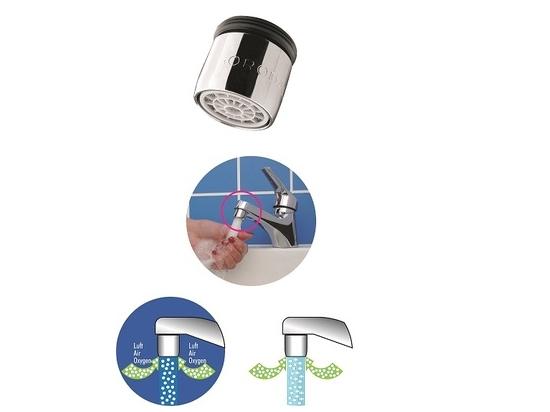 ?Perlator z reduktorem napowietrzający i oszczędzający zużycie wody