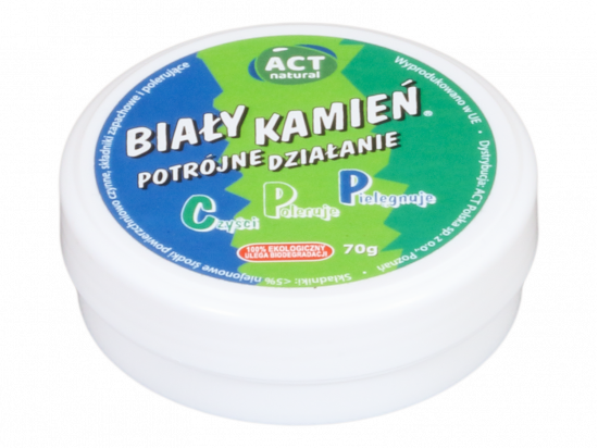 Mini Biały Kamień z gąbką