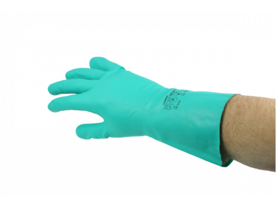 ?Rękawiczki ochronne nitrylowe (zielone)
