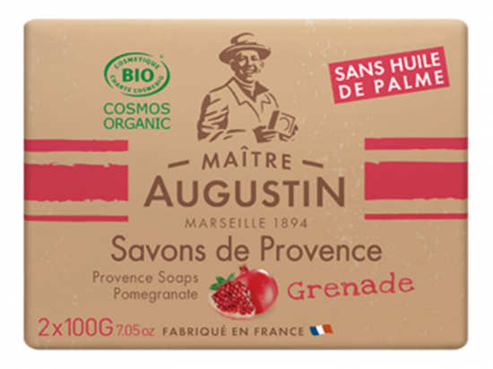 Mydło Marsylskie z granatem (2 x 100 g)