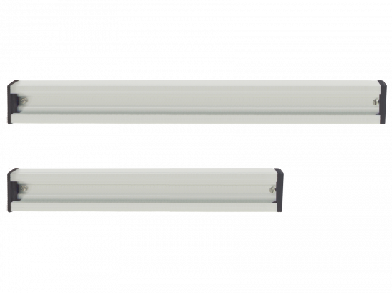 Aluminiowa szyna mocująca do wieszaków i haczyków 35 cm