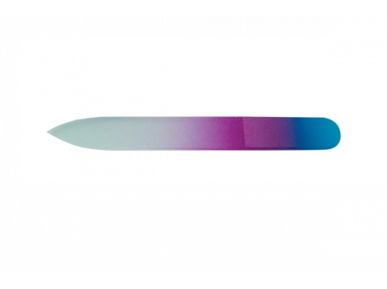 ?Kolorowy szklany pilnik do paznokci mini