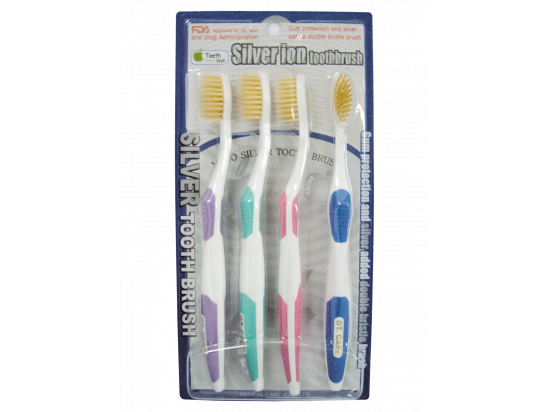 Szczoteczki do zębów SILVER (komplet 4 szt.)