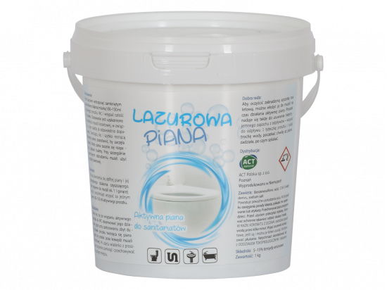 'Lazurowa Piana' - proszek do sanitariatów