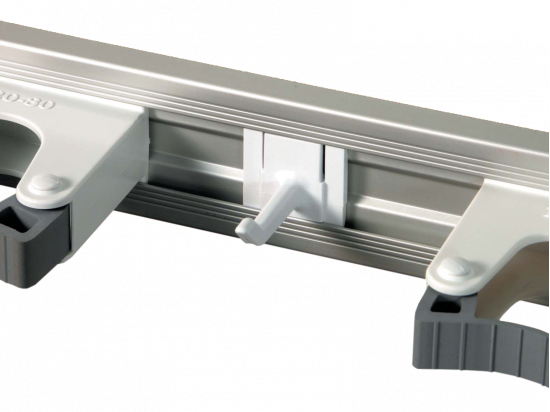 Haczyk do szyny mocującej biały