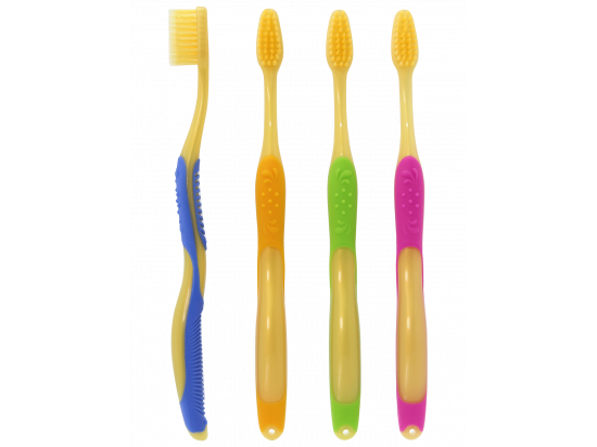 Szczoteczki do zębów GOLD (komplet 4 szt.)