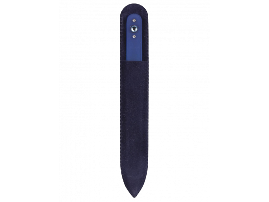 Kolorowy szklany pilnik do paznokci z kryształkami