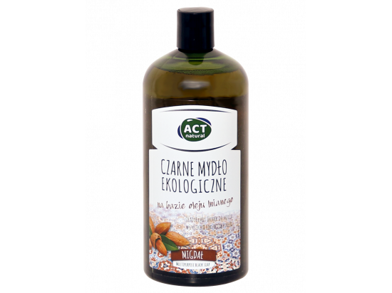 Czarne mydło ekologiczne do mycia podłóg