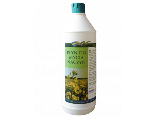 Płyn do mycia naczyń na bazie oleju rzepakowego