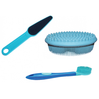 ?Niebieski zestaw do codziennej pielegnacji