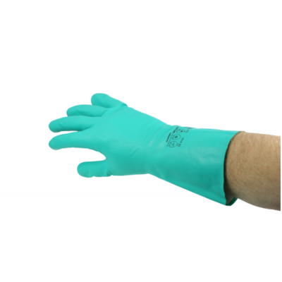 ?Rękawiczki ochronne nitrylowe (zielone)