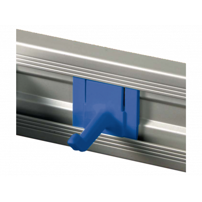 Haczyk do szyny mocującej niebieski