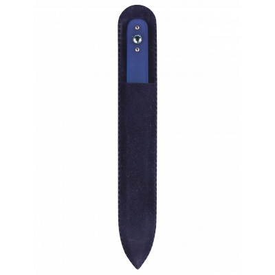 Kolorowy szklany pilnik do paznokci z kryształkami