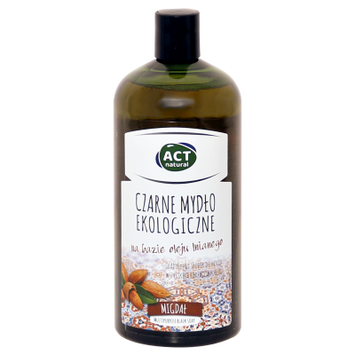 Czarne mydło ekologiczne do mycia podłóg