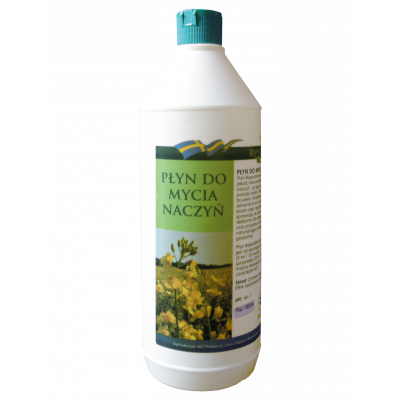 Płyn do mycia naczyń na bazie oleju rzepakowego